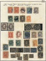 496 BRAZIL: Collection In Album (circa 1860 To 1980), With Mint (without Gum, Lightly Hi - Autres & Non Classés