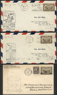 508 CANADA: 3 FIRST FLIGHT Covers Of The Years 1930 To 1933, With Special Markings And A - Autres & Non Classés