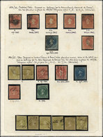 528 CHILE: Collection In Album (circa 1854 To 1990), Used Or Mint Stamps, Most Of Fine Q - Chili