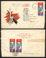 568 CHINA: Sc.766, 1964 Map Of Vietnam, On FDC Cover To Argentina (+ Another 2 Stamps On - Autres & Non Classés