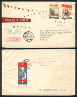 574 CHINA: Sc.821/822, 1965 Bandung Conference, The Set Of 2 Values (+ Another Stamp On - Autres & Non Classés