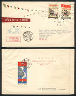 574 CHINA: Sc.821/822, 1965 Bandung Conference, The Set Of 2 Values (+ Another Stamp On - Sonstige & Ohne Zuordnung