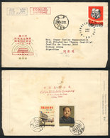 575 CHINA: Sc.833, 1965 Postal Congress (+ Other Stamps On Back) On FDC Cover To Argenti - Autres & Non Classés