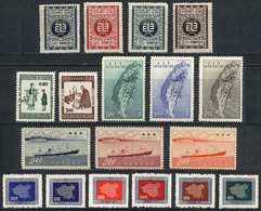 607 CHINA - TAIWAN: Sc.1153/6 + 1163/4 + 1171/3 + 1174/6 + 1177/82, 5 Complete Sets Of 1 - Sonstige & Ohne Zuordnung
