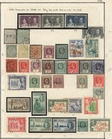 634 BRITISH COLONIES IN OCEANIA: Collection On Pages, Used Or Mint Stamps, Most Of Fine - Sonstige & Ohne Zuordnung