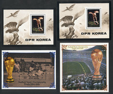 639 NORTH KOREA: 4 VERY THEMATIC Modern Souvenir Sheets, Unmounted, Excellent Quality! - Corée Du Nord