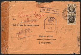 701 ERITREA: Airmail Cover Sent From ASMARA To The Red Cross Argentina In Buenos Aires - Erythrée