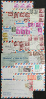 717 SPAIN: More Than 60 Covers (one Or 2 Are Fronts) Sent To Argentina In Different Peri - Sonstige & Ohne Zuordnung