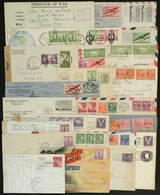 724 UNITED STATES: 26 Covers Or Cards Sent To Argentina Between 1939 And 1945, Almost Al - Marcophilie