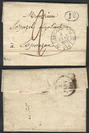 742 FRANCE: Entire Letter Sent From Carcassone To Esperazan On 2/JA/1831, Interesting Po - Other & Unclassified