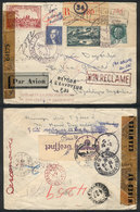 752 FRANCE: Registered Cover Sent To Argentina On 1/OC/1943, With Handsome Postage And - Autres & Non Classés