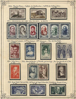 754 FRANCE: Collection On Pages (circa 1850 To 1950), With Mint (mostly Lightly Hinged, - Sammlungen