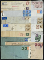 778 GREAT BRITAIN: 13 Covers Sent To Argentina Between 1939 And 1943, Almost All CENSORE - Service