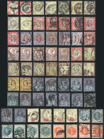 785 GREAT BRITAIN: Lot Of Old Used Stamps, Most Of Fine To VF General Quality, VERY HIGH - Officials