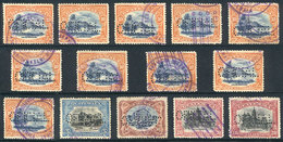 796 GUATEMALA: Lot Of Stamps Punched "OFICIAL", Very Fine General Quality, Nice Cance - Guatemala