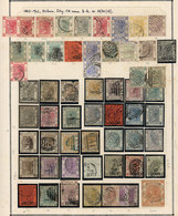 817 HONG KONG: Collection On Pages (circa 1882 To 1990), Used Or Mint Stamps, Most Of Fi - Autres & Non Classés