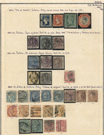 826 INDIA: Collection On Pages (circa 1854 To 1990), Used And Mint Stamps, Most Of Fine - Autres & Non Classés