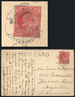 828 BRITISH INDIA: Postcard Sent From Darjeeling To Argentina On 25/FE/1912, Unusual Des - Autres & Non Classés