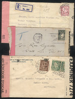 834 IRELAND: 3 Covers Sent To Argentina Between 1940 And 1945, With CENSOR MARKS, Fine G - Autres & Non Classés