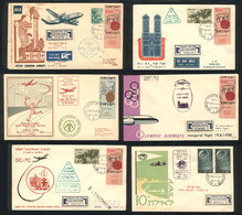 852 ISRAEL: FIRST FLIGHTS & SPECIAL FLIGHTS: 31 Covers Used Between Circa 1957 And 1971, - Other & Unclassified