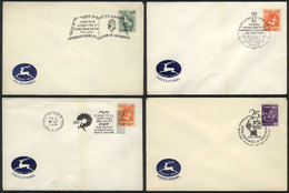 858 ISRAEL: 30 Covers With Very Thematic Special Postmarks, VF Quality! - Autres & Non Classés