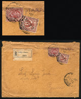 869 ITALY: Registered Cover With Printed Matter Sent From Roma To Genova On 20/FE/1918, - Ohne Zuordnung