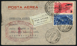 873 ITALY: 27/JA/1934 Roma - Buenos Aires: First Direct Flight, With Special Marks On Fr - Non Classés