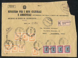 884 ITALY: Registered Official Cover Sent From Caltanissetta To Valguarnera On 31/MAY/19 - Non Classés