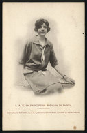 892 ITALY: Princess Mafalda, VF Old Postcard, With A Small Spot At Bottom Right, Else Ex - Other & Unclassified