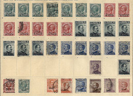 900 ITALY - COLONIES: Old Collection On Sheets, Including Interesting Stamps And Sets, F - Sammlungen