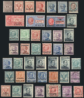 902 ITALY - LEVANT: Interesting Lot Of Old Stamps, Most Mint With Original Gum And Light - General Issues