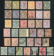 906 JAMAICA: Interesting Lot Of Old Stamps, Most Of Fine To Very Fine Quality (a Few May - Autres & Non Classés