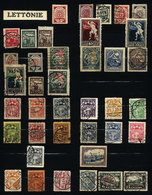 918 LATVIA + LITHUANIA + MEMEL: Including Estonia: Old Collection Of Fine General Qualit - Lettonie