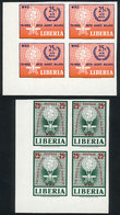 923 LIBERIA: Sc.402 + C140, 1962 Fight Against Malaria, Cmpl. Set Of 2 Values In IMPERFO - Liberia