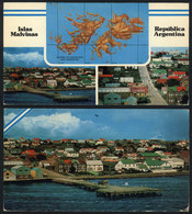 1049 FALKLAND ISLANDS/MALVINAS: 6 Postcards With Fantastic Views Of Puerto Argentino (Por - Falkland Islands