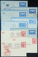 1072 UNITED NATIONS: 39 Varied Postal Stationeries, Several With First Day Postmarks, Exc - UNO