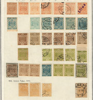 1104 BALTIC STATES: Estonia, Latvia And Lithuania: Collection On Pages With Used Or Mint - Autres - Europe