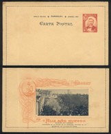 1110 PARAGUAY: "2c. Lettercard Of The Year 1901, With Image Printed On Back: "Procession - Paraguay