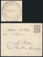 1112 PARAGUAY: Rare Cancel: 1.50P. Stationery Envelope Sent From TACURÚ PUCÚ To Argentina - Paraguay