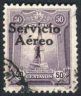 1117 PERU: Yvert 1, "El Marinerito", 1927 50c. Used, First Printing, Overprint Type V - Peru