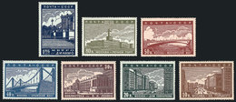 1163 RUSSIA: Sc.706/712, 1939 Moscow Scenes, Complete Set Of 7 MNH Values, Superb! - Autres & Non Classés