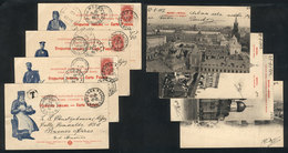 1165 RUSSIA: 19 Postcards Sent To Argentina In 1902, One Stampless And With Postage Due M - Other & Unclassified