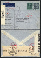 1197 SWITZERLAND: Airmail Cover Sent By The Red Cross From Geneve To Red Cross Argentina - Sonstige & Ohne Zuordnung