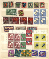 1203 SWITZERLAND: Stockbook With Mostly MNH And Some Used Stamps And Sets, All Of Excelle - Autres & Non Classés