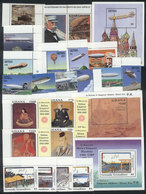 1240 WORLDWIDE: Lot Of VERY THEMATIC Stamps And Souvenir Sheets, Most Are Unmounted Compl - Other & Unclassified