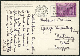 1278 VATICAN: Tarjeta Postal Con Buen Franqueo De 35L., Enviada El 22/MAY/1950 A Suiza, M - Autres & Non Classés