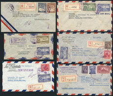 1284 VENEZUELA: 47 Airmail Covers Sent To Argentina Between 1939 And 1941, With Very Nice - Venezuela