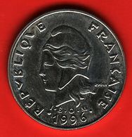 - POLYNESIE FRANCAISE - 20 Francs - 1996 - - French Polynesia