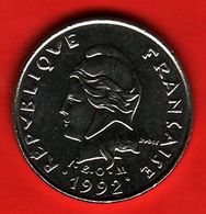 - POLYNESIE FRANCAISE - 10 Francs - 1992 - - Frans-Polynesië