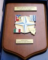 STORICO CREST ARALDICO NATO, IFOR, BOSNIA 1997 "OPERATION JOINT ENDEVOUR" - Medicina